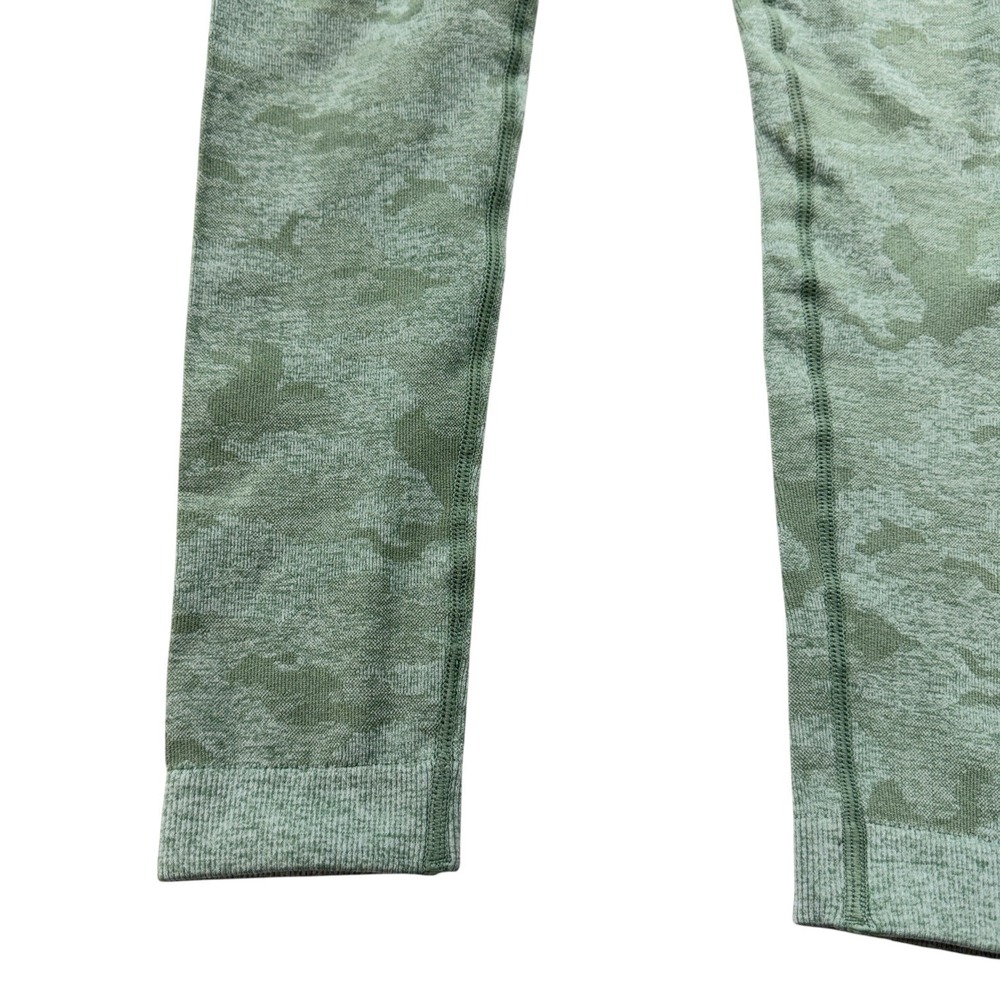 Gymshark Womens Adapt Camo Seamless Leggings Sage Green High Waist Scrunch Bum S - Picture 3 of 10